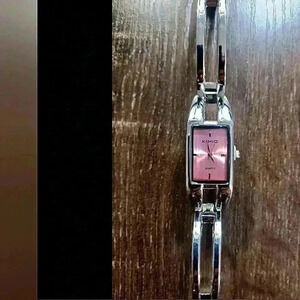 Stainless banded watch